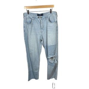 Hollister Womens Ultra High Rise Vintage Straight Vintage Stretch 15R 32/27
